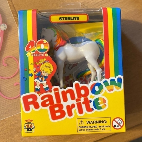 Rainbow Brite Starlite Horse Figure NEW 40th Anniversary - Picture 2 of 3